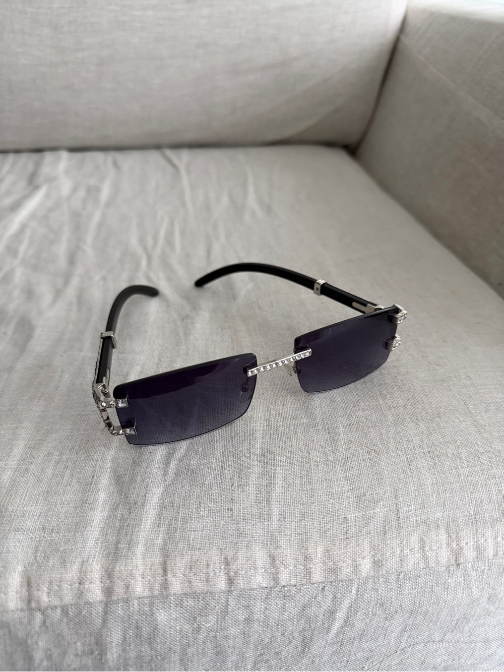 Y2K Core Gradient Rimless Sunglasses